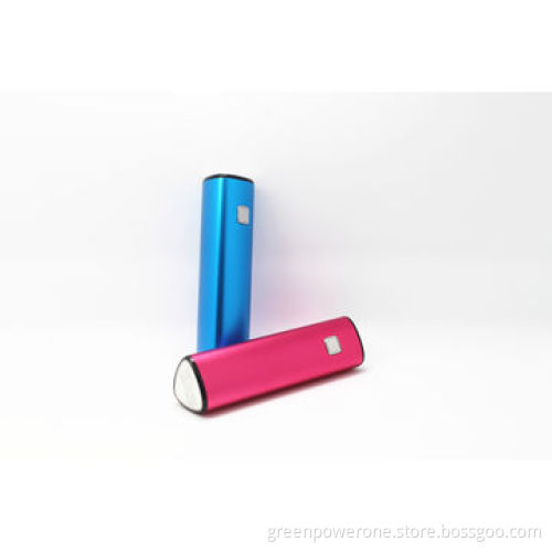 Triangular aluminum power bank with 2,200mAh for all cellphone